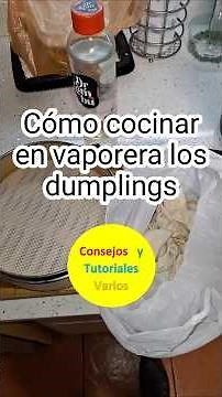 How to steam dumplings in a steamer 🥟✨ Easy and delicious step by step!