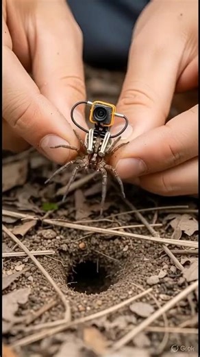 Inside the Secret Spider Underground World😱#underground #shorts