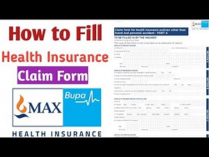How to Fill Max Bupa Health Insurance Claim form 2022|Max Bupa claim form kaise fill kare||Niva Bupa
