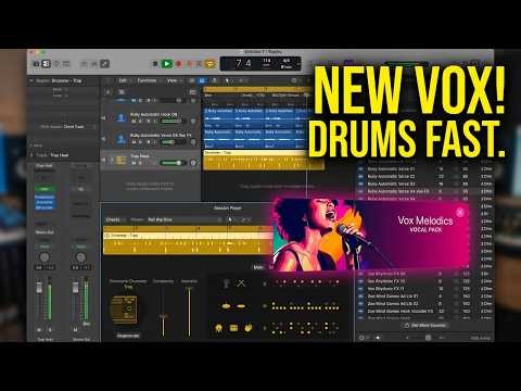 LOGIC PRO 12.2 UPDATE - THIS "VOX MELODICS" PACK IS FIRE! | BEAT MAKING BASICS