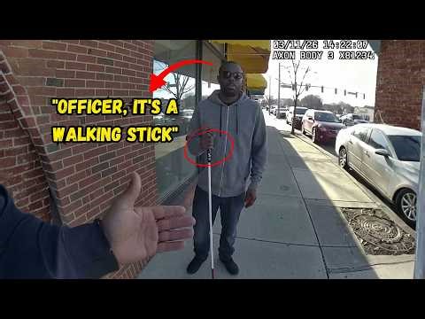 Racist Cop Arrests Blind Black Man for White Cane — Officer Fired, $180K Settlement