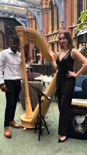 Marlon Chirere on Instagram: "Amie True founded Amie True Musicians a unique and exquisite collective of London based artists providing musical excellence to highly esteemed hotels and venues across the capital. Amie performs as a Harpist in some of the most prestigious venues in London, Amie True found herself immersed in and around exceptional musicianship, demonstrating the highest level of talent across a wide range of instruments and genres. This was the time when I went see her went she ha