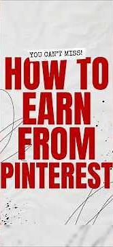 How To Earn Affiliate Commission from Pinterest | Amazon Affiliate Marketing