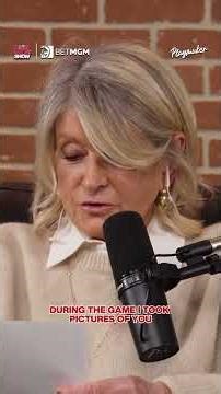 Martha Stewart shares photos she took at a Knicks game 👀