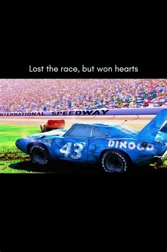Iconic final race climax from Pixar’s animated feature film, Cars (2006). #lightningmcqueen #shorts