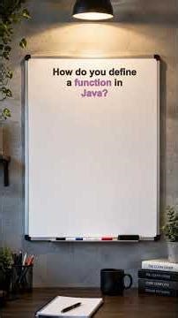 Java Mein Function Define Karne Ka Tarika