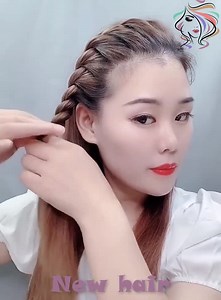 798K views · 7.7K reactions | Simple braided hair pattern for girls to be sweet | The MAGIC Scissors hair studio | Facebook