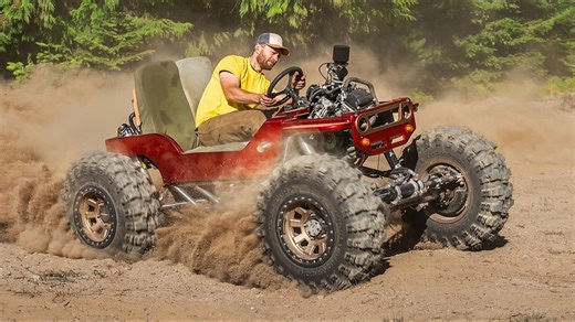 Mini rock crawler gets a bizarre cooling system!
