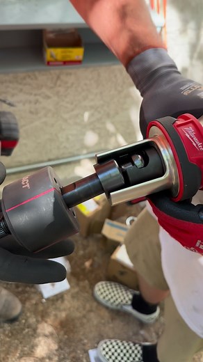 Milwaukee FORCE LOGIC punch kit. Benchmark Direct LLC | Solar Goat