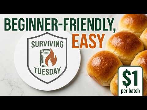 Cheap & Easy Yeast Rolls Anyone Can Make.