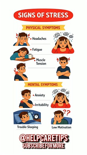 Stress Science:How Your Body Reacts & How to Manage It🌟 #StressScience #MentalHealth #Wellness #feed