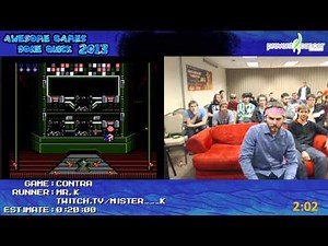 Contra - SPEED RUN by Mr K in 0:11:34 at Awesome Games Done Quick 2013 [NES]