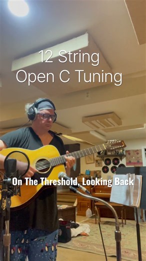 On The Threshold Looking Back (12 String Open C Tuning) #recording
