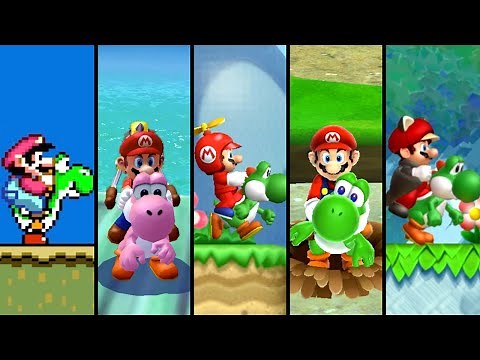 Evolution of Yoshi in Super Mario Series (1990-2022)