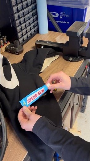Quick and dirty hoodie repair