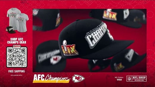 NFL Shop TV Spot, '2025 AFC Champions Gear: Kansas City Chiefs'