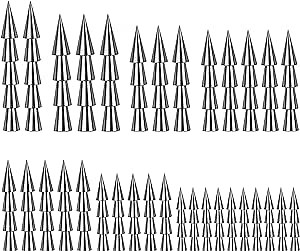 Tungsten Nail Weights for Bass Fishing,33pcs Worm Nail Weights Sinkers Insert Fishing Weights Kit for Plastic Worms, Neko Wacky Rig