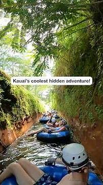 Kauai's Coolest Hidden Adventure! (Kauai Adventure Tubing)