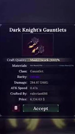 How to Obtain Dark Knight Gauntlet in Roblox The Forge