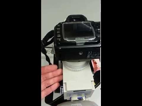 How to connect nikon dslr to nikon hfx-dx