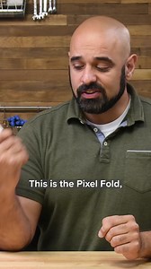 What's new on the teardown table? 👾 The Pixel Fold: Google's bold entry into the world of foldable smartphones. Google's first crack at a foldable phone may not be as tough as your current smartphone. But it has some cool features that make it a bit easier to fix than other foldable phones. Watch the full teardown at the link below. https://bit.ly/3OjpGal | iFixit.com