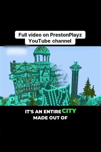 I Found Villager City In Minecraft ‪@PrestonPlayz‬ #prestonplayz #paidpartner #minecraft