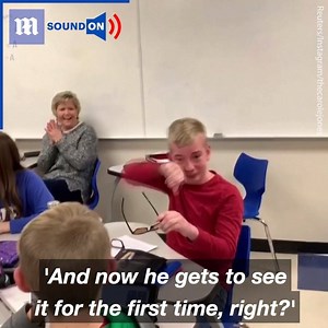 946K views · 37K reactions | This boy is seeing the world properly for the first time! | Daily Mail Video | Facebook