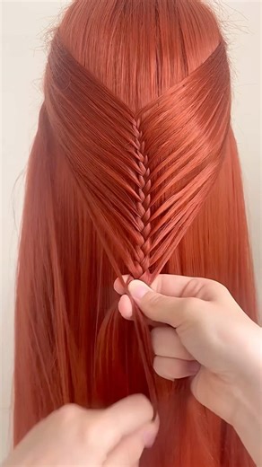 Easy braid tutorial ❤️🤩 #hairstyle #hair #tutorial #hairtutorial #easy #braids #braiding #haircare