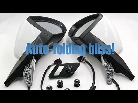 Mk7 Golf Power-Folding mirrors with Blind-spot DIY [INSTALL and CODING]