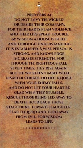 Even If You Fall, Rise Again | Proverbs 24