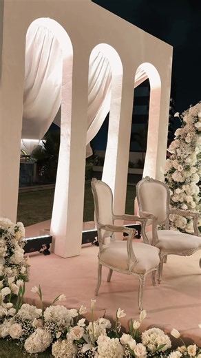 Décoration élégante pour un mariage à Abidjan