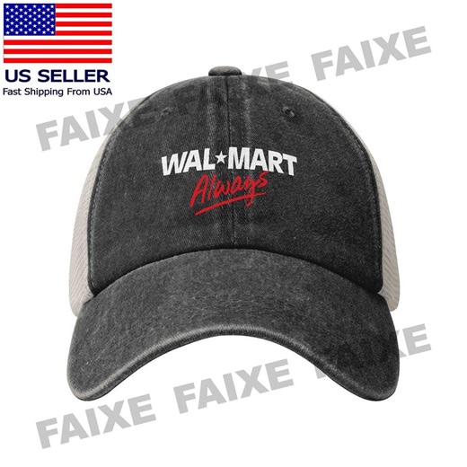 Walmart Always Washed Trucker Hat – Retro Baseball Cap, Cotton Polyester Blend - Etsy