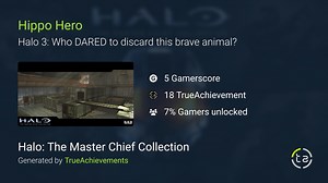 Hippo Hero achievement in Halo MCC