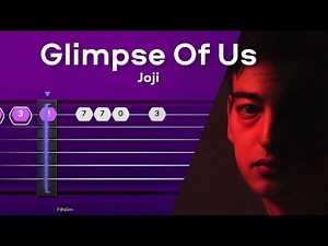 Glimpse of Us - Joji (Easy Guitar Tabs Tutorial)