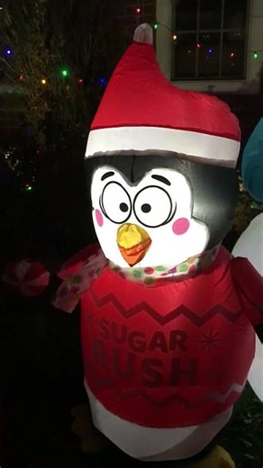 Shivering snowman and penguin #christmas