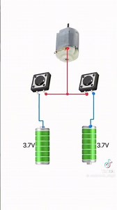 reverse and forward connection for dc motor