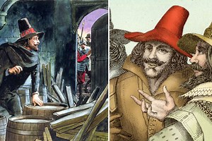 How did Guy Fawkes die and what year was it?