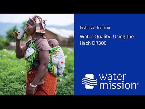 Testing for Chlorine using the Hach DR300