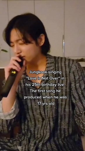 Jungkook Singing Love Is Not Over in 2022