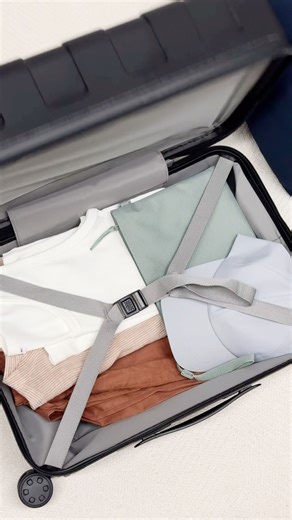 Spring getaway, here we come 🏃 Pack our go-to fit in the MUJI Hard Carry Suitcase. #MUJI #MUJIUSA | MUJI USA