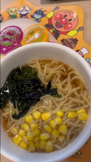 【おこさまランチ】アンパンマン ガストでキッズプレート⭐︎#ファミレス#お子様ランチ #おこさまぷれーと #ラーメン#ポテトフライ #からあげ#ランチ