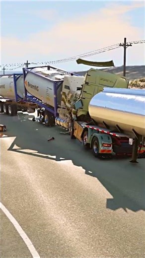 Realistic Highway Car Crashes #115