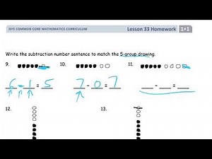 lesson 33 homework module 1 grade 1