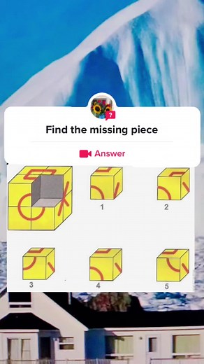 3D Cube Puzzle: Find the Missing Piece Challenge
