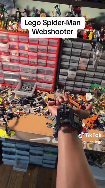 tutorial??????!?! #lucalego #lego #fyp #marvelstudios #spiderman #webshooter #prop #marvel #moc #mcu #webshooter