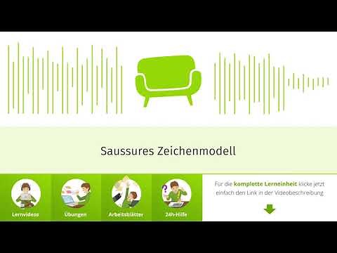 Saussures Zeichenmodell einfach erklärt | sofatutor