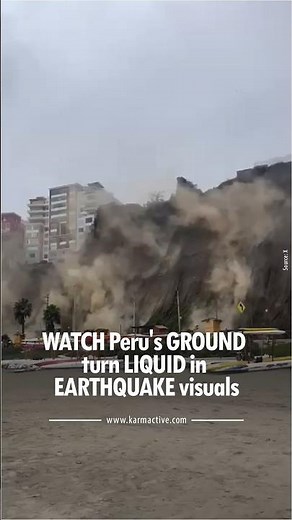 Peru Earthquake Footage Shows Nature's Raw Power | Ground Shaking Visuals