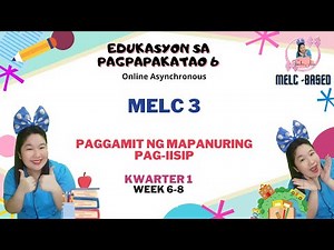 ESP 6 - Quarter 1 Week 6-8