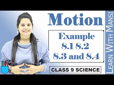 Class 9 Science | Chapter 8 | In between Examples | Motion | NCERT