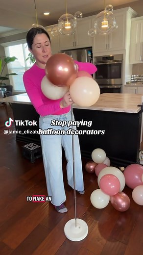 Adjustable balloon column stand tutorial for DIY party decor at home. Easy balloon setup for birthdays, baby showers, and events without hiring a balloon decorator. Reusable balloon stand for custom party themes and affordable event styling. #balloondecor #partydecor #diyparty #eventstyling #Greenish